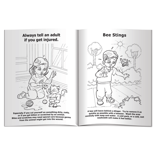 Meet Freddy the First Aid Frog Coloring & Activity Book