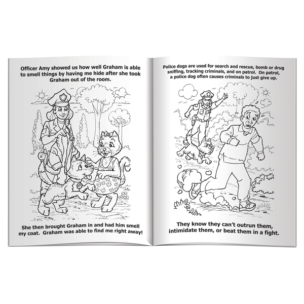 Friendly Police Officers Are My Heroes Coloring & Activity Book