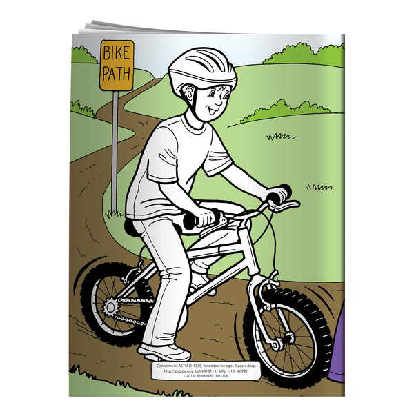 Barkley Teaches Bicycle Safety Coloring & Activity Book
