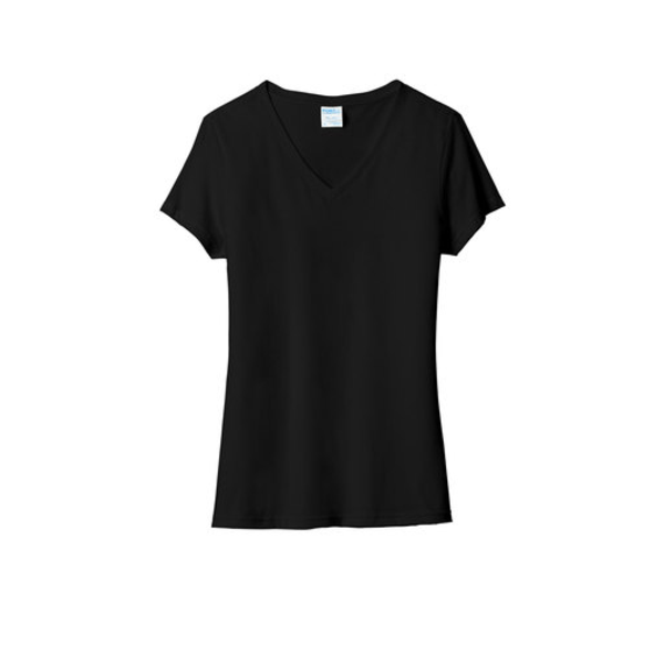 Port & Company® Tri-Blend V-Neck Ladies' Tee