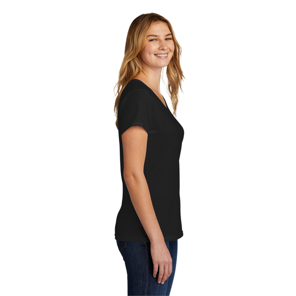 Port & Company® Tri-Blend V-Neck Ladies' Tee
