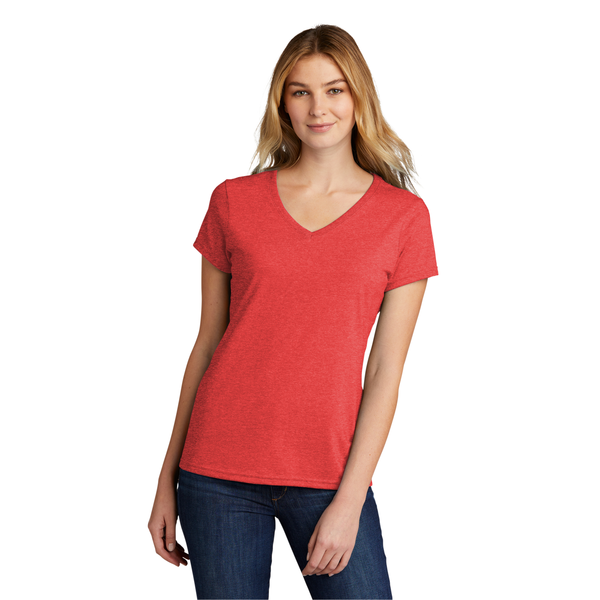 Port & Company® Tri-Blend V-Neck Ladies' Tee