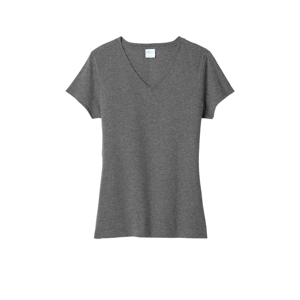 Port & Company® Tri-Blend V-Neck Ladies' Tee