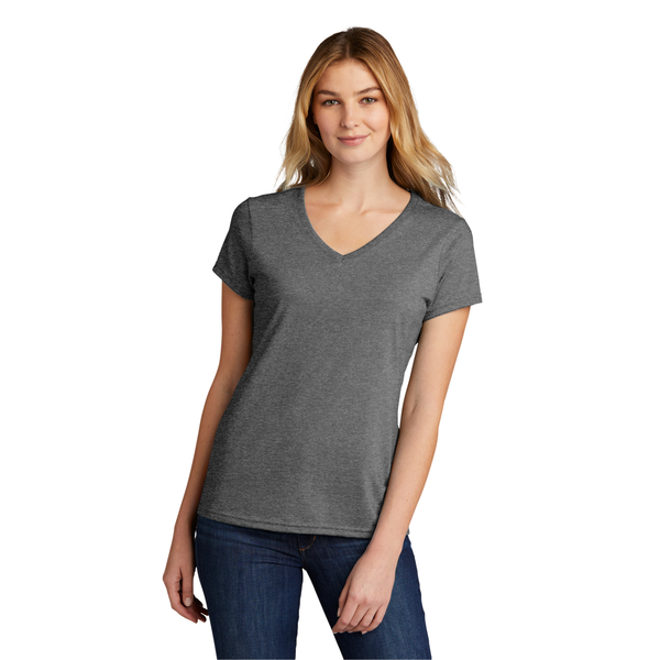 Port & Company® Tri-Blend V-Neck Ladies' Tee