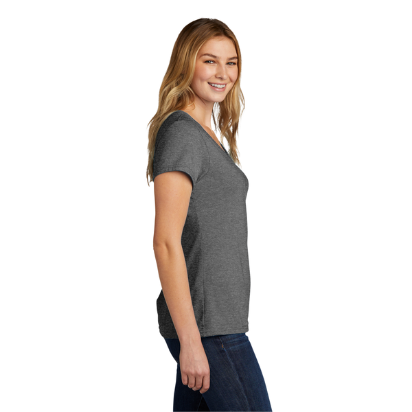 Port & Company® Tri-Blend V-Neck Ladies' Tee