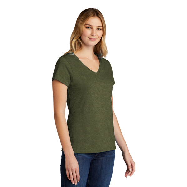Port & Company® Tri-Blend V-Neck Ladies' Tee