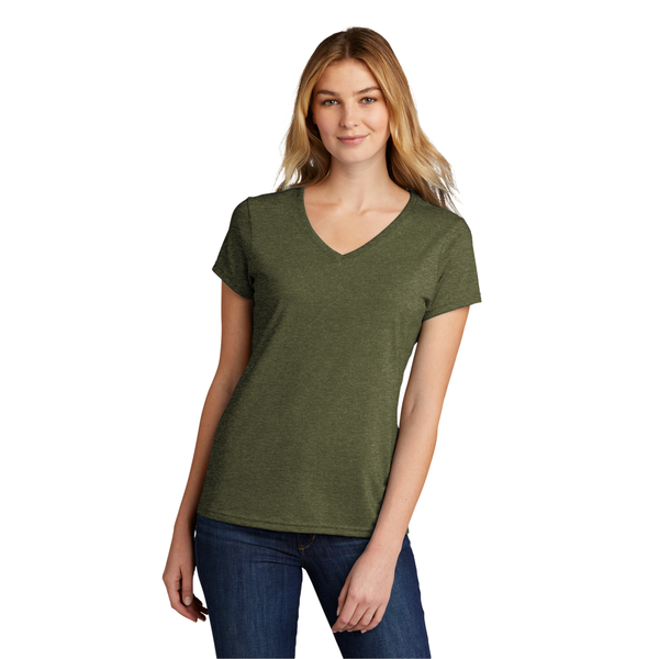 Port & Company® Tri-Blend V-Neck Ladies' Tee