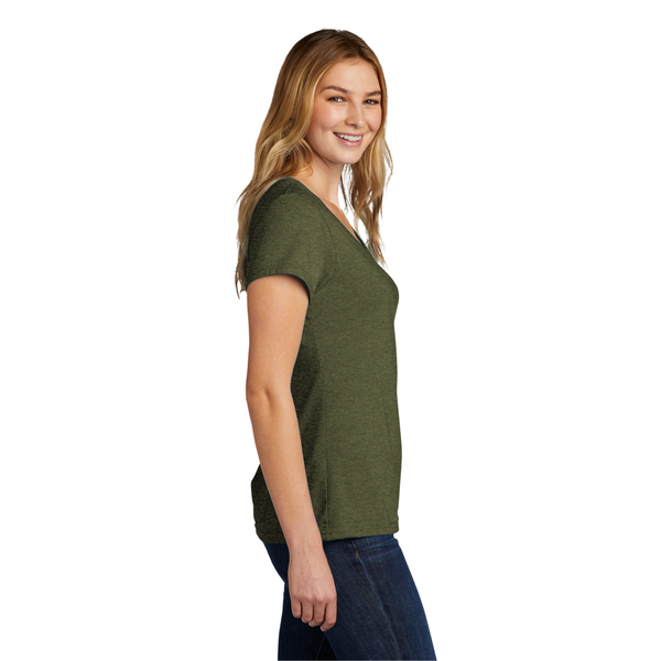 Port & Company® Tri-Blend V-Neck Ladies' Tee