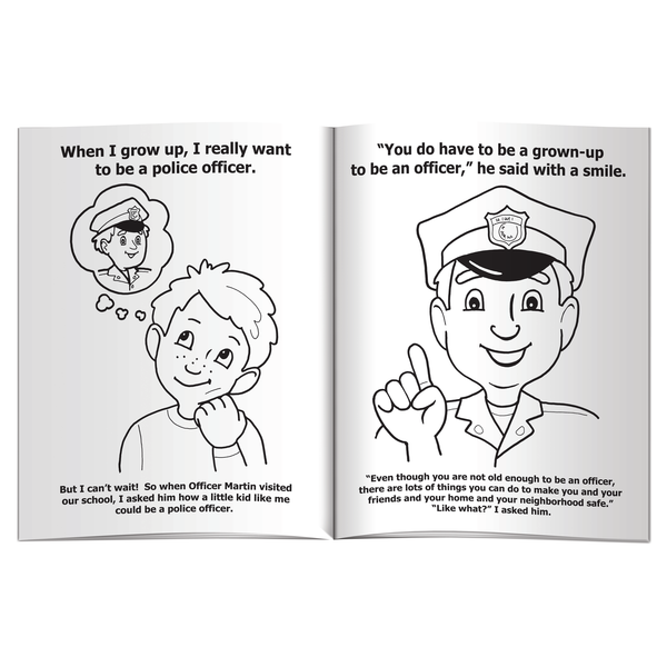 My Visit with a Police Officer Coloring & Activity Book