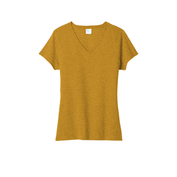 Port & Company® Tri-Blend V-Neck Ladies' Tee