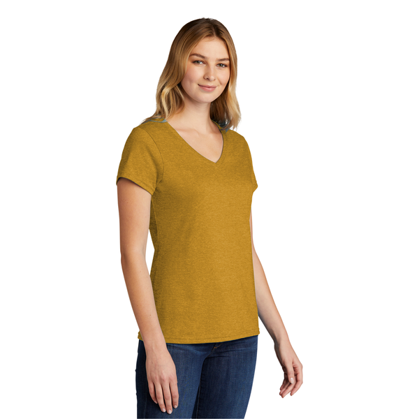 Port & Company® Tri-Blend V-Neck Ladies' Tee