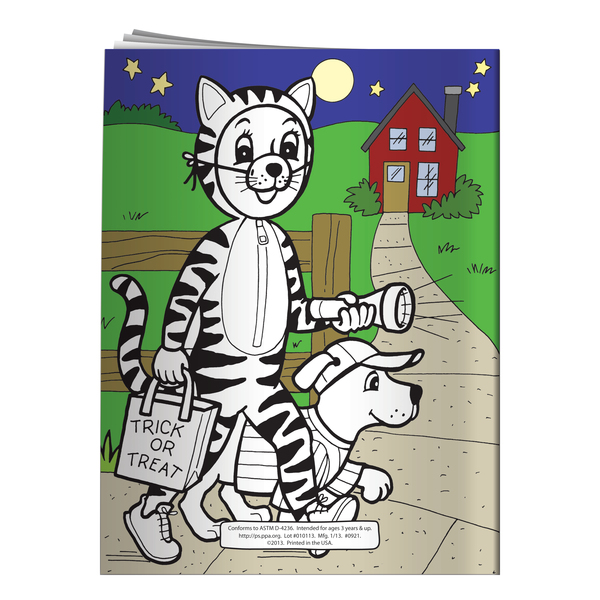 Halloween Safety Coloring & Activity Book