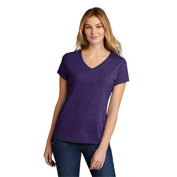 Port & Company® Tri-Blend V-Neck Ladies' Tee