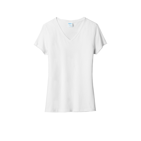 Port & Company® Tri-Blend V-Neck Ladies' Tee
