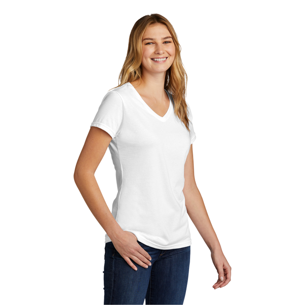 Port & Company® Tri-Blend V-Neck Ladies' Tee