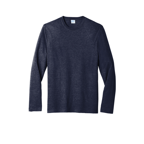 Port & Company® Tri-Blend Long Sleeve Men's Tee