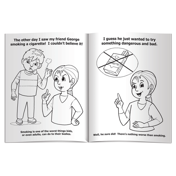 Say No to Smoking Coloring & Activity Book