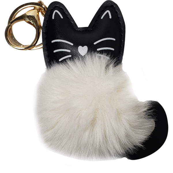 Cat Super Plush Key Ring