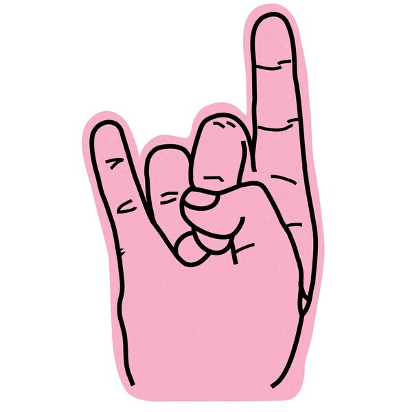 Foam Concert Hand Mitt, 18"