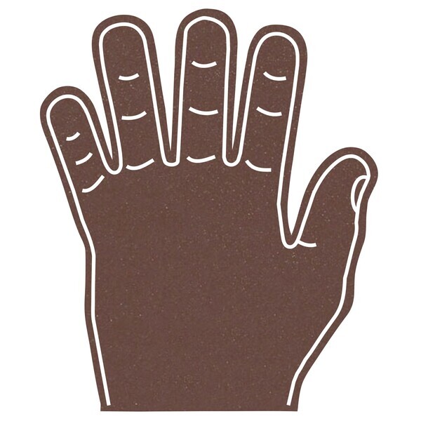 Foam High 5 Hand Mitt, 15"