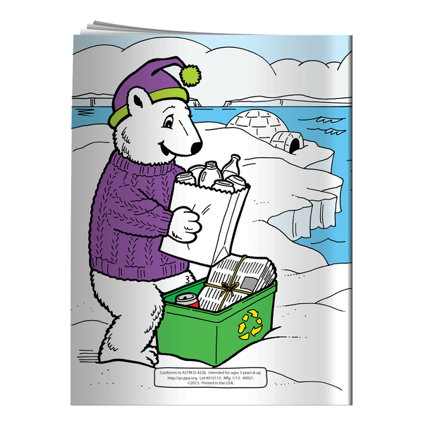 Meet Emily the Eco-Friendly Polar Bear Coloring & Activity Book