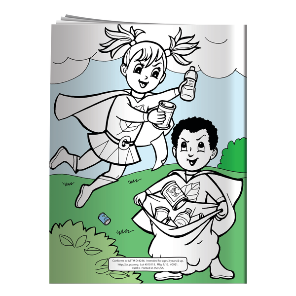 Living Green with the Eco-Superheroes Coloring & Activity Book