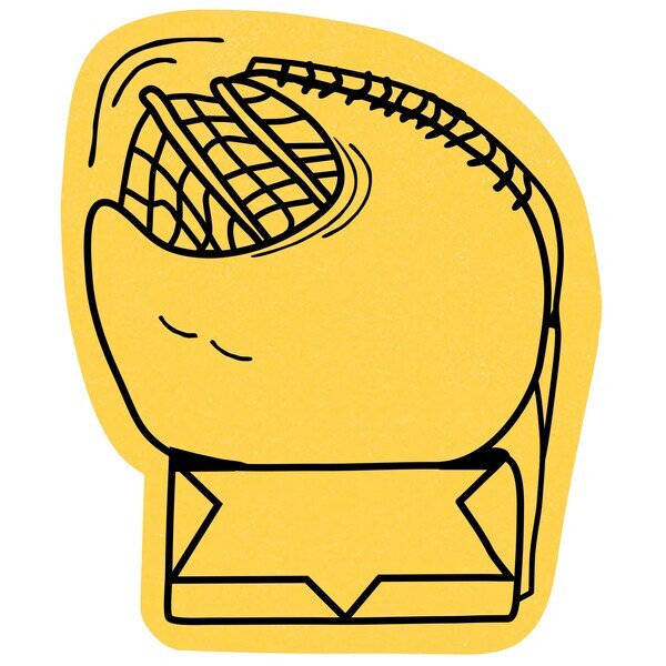 Foam Hockey Mitt, 15"