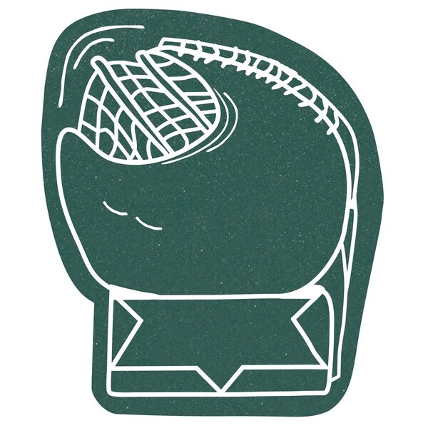 Foam Hockey Mitt, 15"