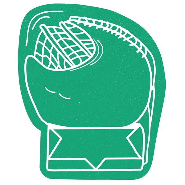 Foam Hockey Mitt, 15"