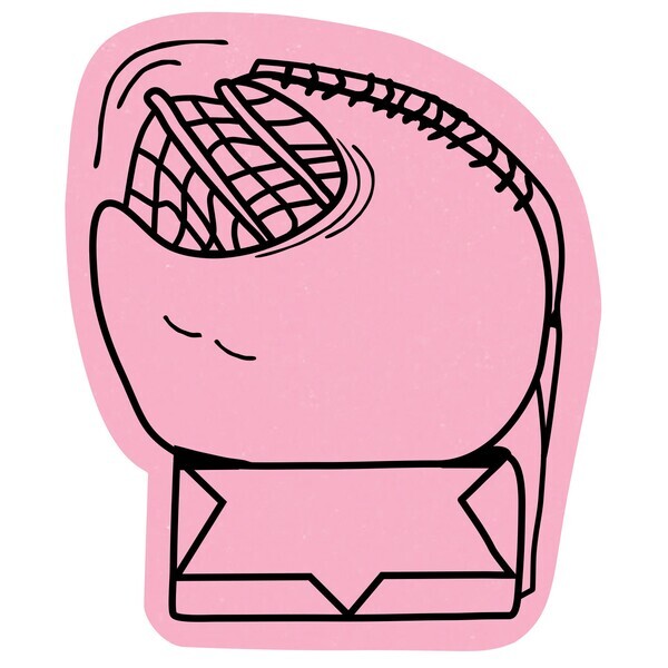 Foam Hockey Mitt, 15"