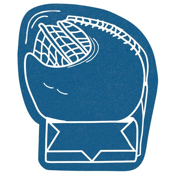 Foam Hockey Mitt, 15"