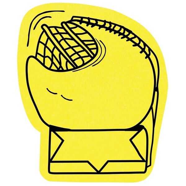 Foam Hockey Mitt, 15"