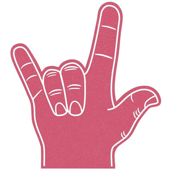 Foam Love Hand Mitt, 17"