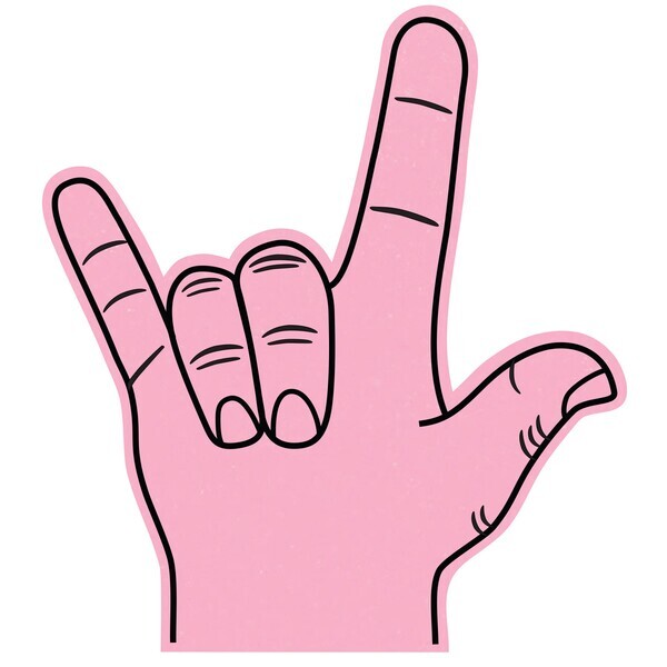 Foam Love Hand Mitt, 17"