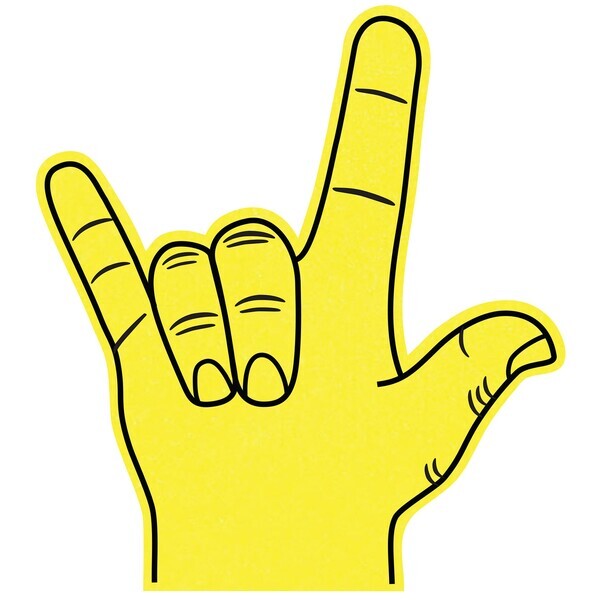 Foam Love Hand Mitt, 17"