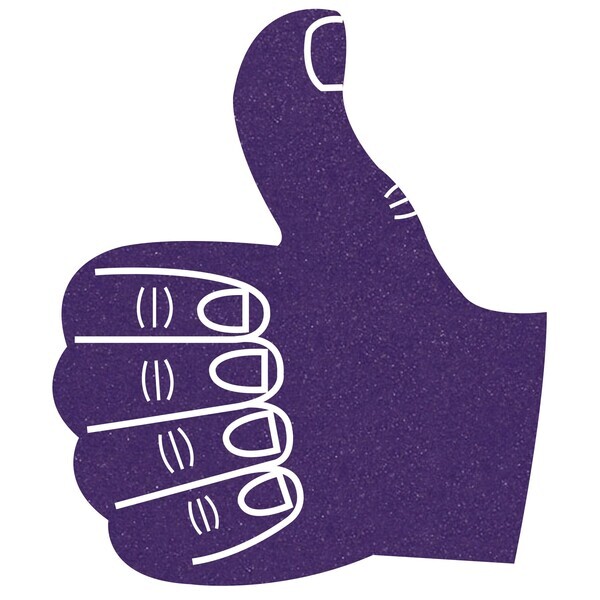 Foam Thumbs Up Hand Mitt, 15"