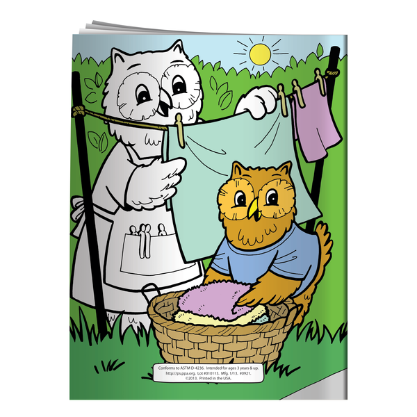 Be Wise with Watt the Energy Saving Owl Coloring & Activity Book