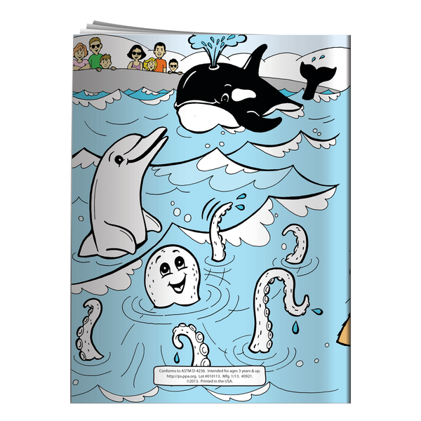 Visit the Aquarium Coloring & Activity Book