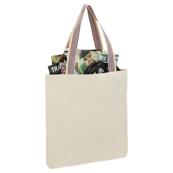 Rainbow Recycled 6oz. Cotton Convention Tote