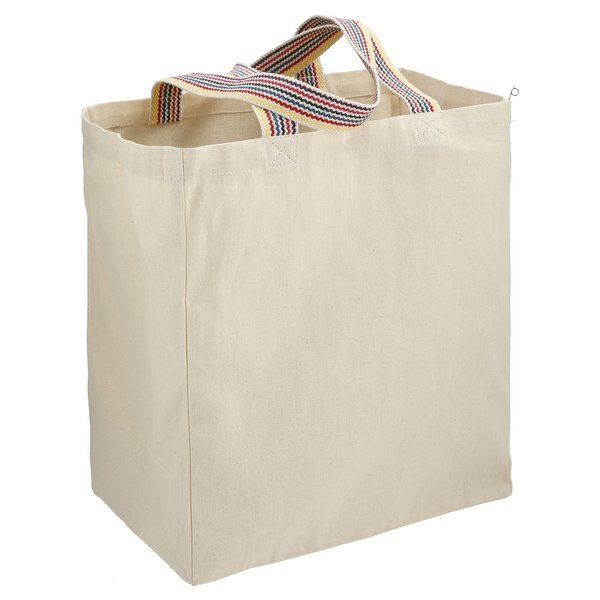 Rainbow Recycled 6 oz. Cotton Grocery Tote