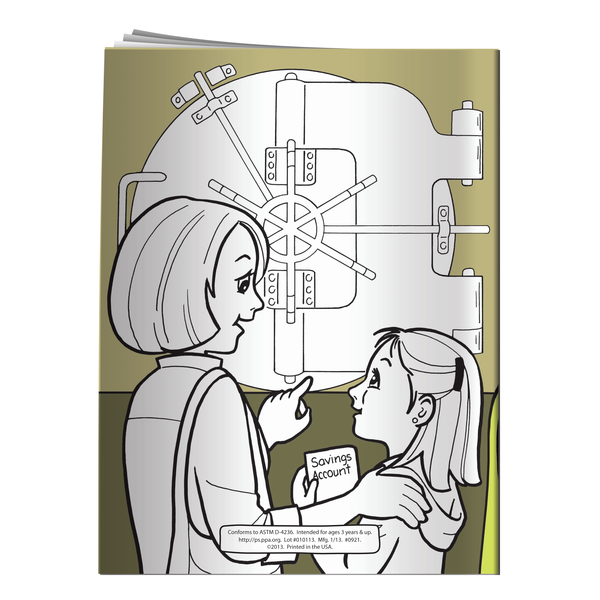 Let's Go to the Bank Coloring & Activity Book