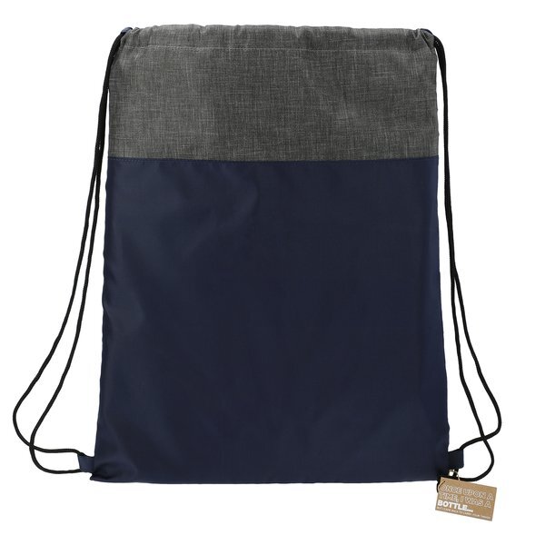 Ash Recycled Polyester Drawstring Bag