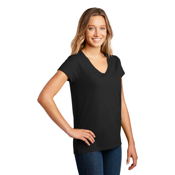 District® Re-Tee® Poly/Cotton Ladies' V-Neck Tee