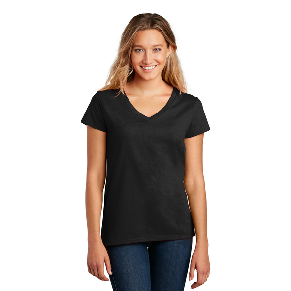 District® Re-Tee® Poly/Cotton Ladies' V-Neck Tee