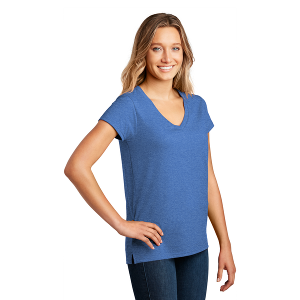 District® Re-Tee® Poly/Cotton Ladies' V-Neck Tee