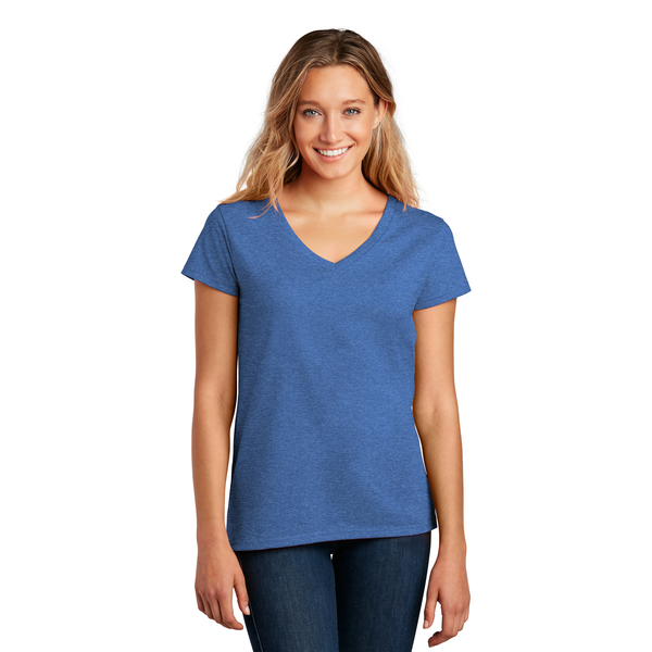 District® Re-Tee® Poly/Cotton Ladies' V-Neck Tee