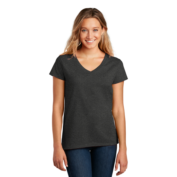 District® Re-Tee® Poly/Cotton Ladies' V-Neck Tee