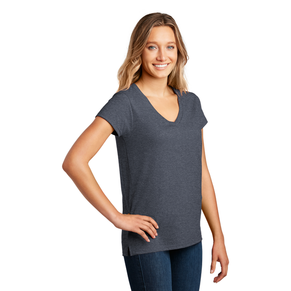 District® Re-Tee® Poly/Cotton Ladies' V-Neck Tee