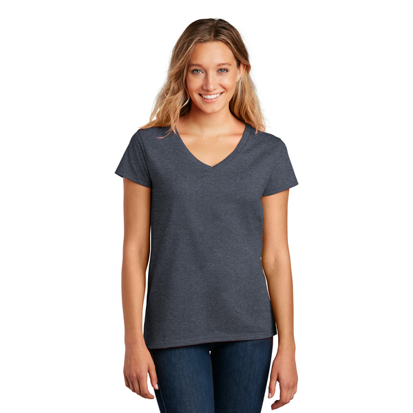 District® Re-Tee® Poly/Cotton Ladies' V-Neck Tee