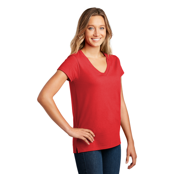 District® Re-Tee® Poly/Cotton Ladies' V-Neck Tee